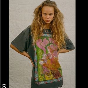 Oversized Pink Floyd graphic T shirt